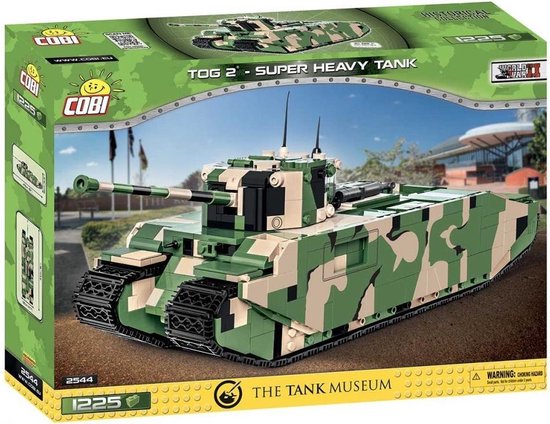 1225 PCS WWII TOG 2 SUPER HEAVY TANK