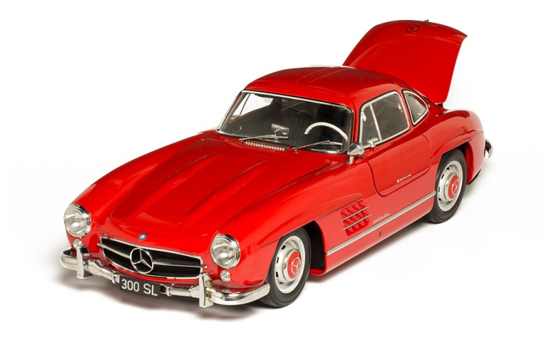 1955 Mercedes Benz 300SL Coupé (Rood)