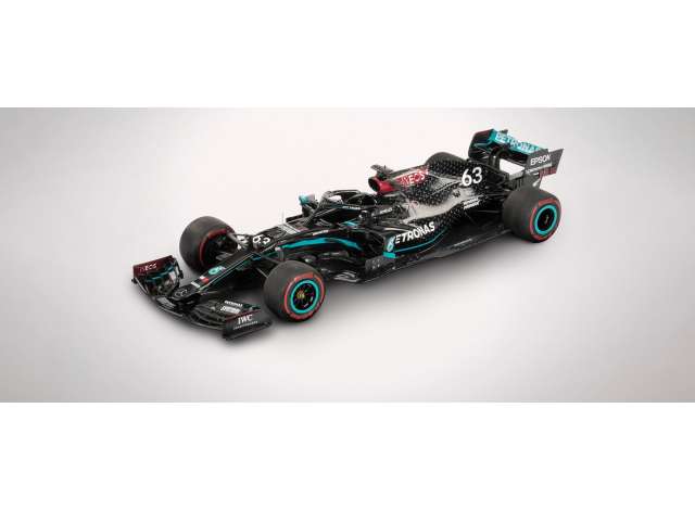 2020 Mercedes AMG Petronas Formula One Team W11 EQ Performance Sakhir GP George Russel, black