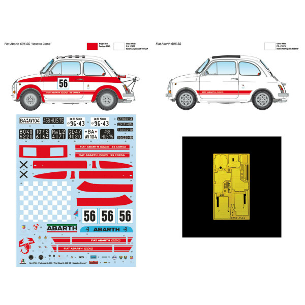 Italeri FIAT ABARTH 695SS695SS A.CORSA 2