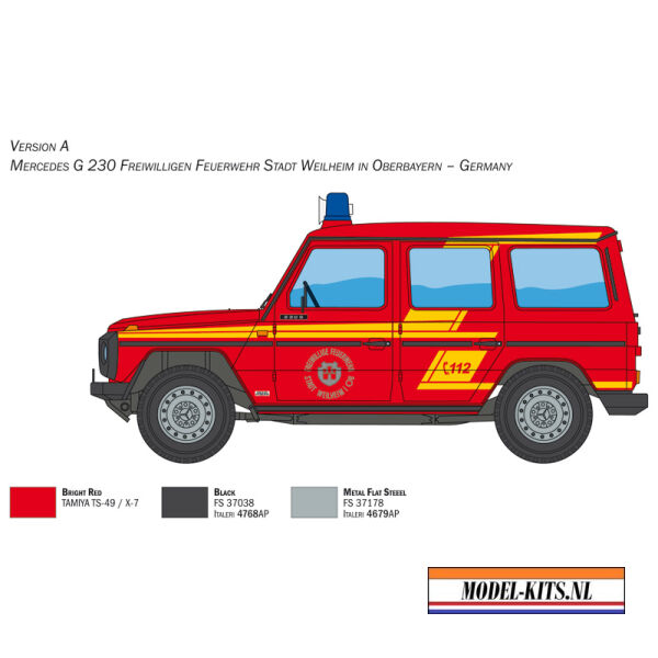 Mercedes G230 Feuerwehr 4