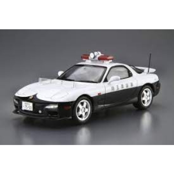 aoshima 1 24 mazda rx 7 patrol car 2