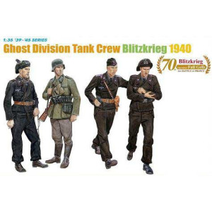 dragon 1 35 ghost division tank crew blitzkrieg 1940 1