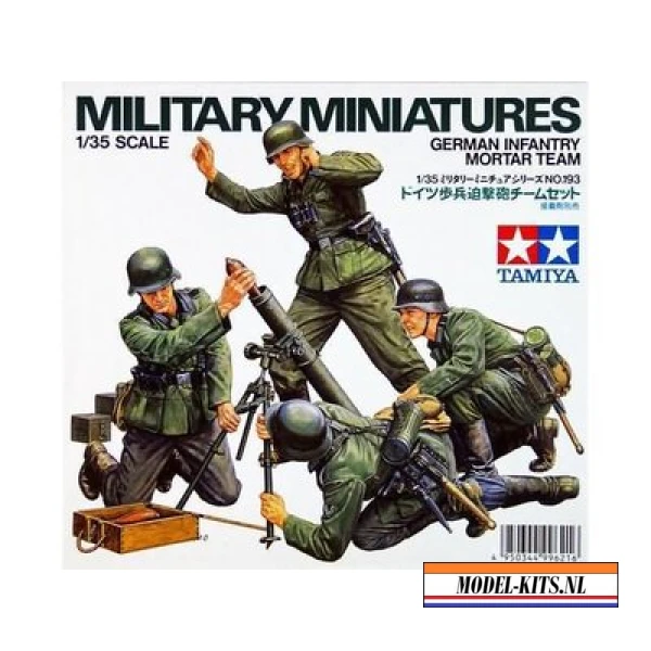 tamiya 135 german infantry mortar team 3