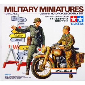 tamiya german motorcycle orderly set 1