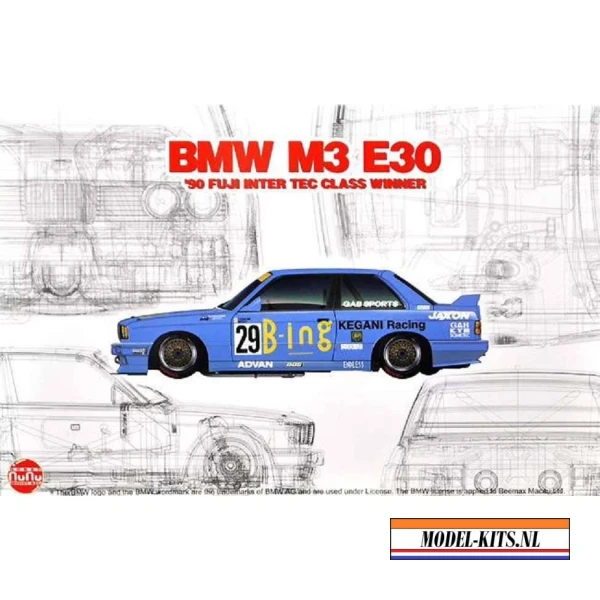white bmw m3 e30 gr.A 1990 INTER TEC CLASS WINNER FUJI SPEEDWAY 2