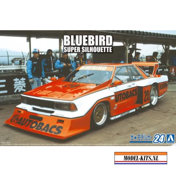aoshima 1 24 nissan ky910 bluebird super silhouette 83