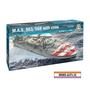 ita 5626 italeri 1 35 m.A.S. 568 4a Serie with crew