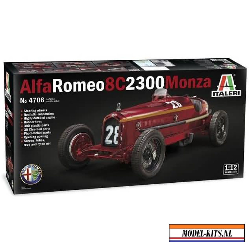 Italeri 1:12 Alfa Romeo 8C 2300 Monza