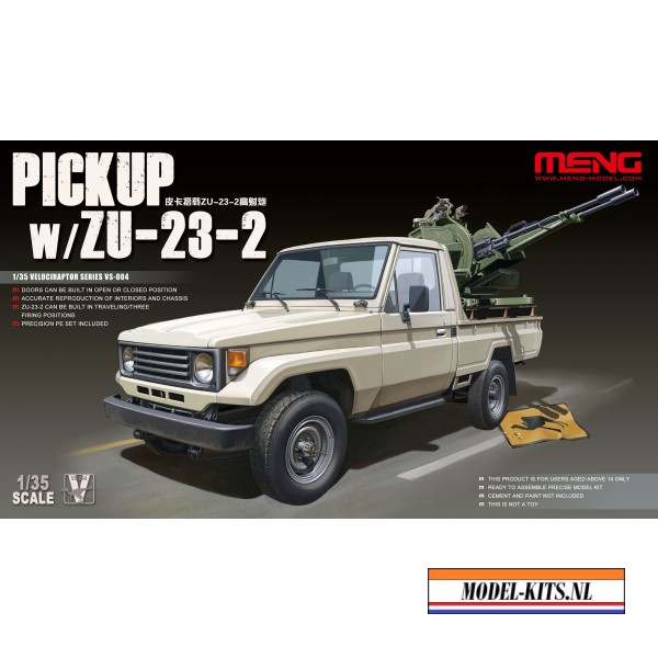 meng 1 35 pickup with zu 23 2