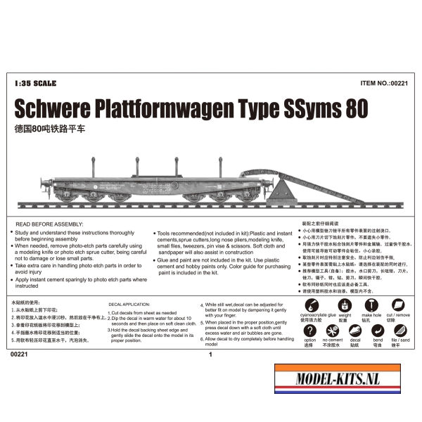 SCHWERE PLATTFORMWAGEN TYPE SSYMS 80 10