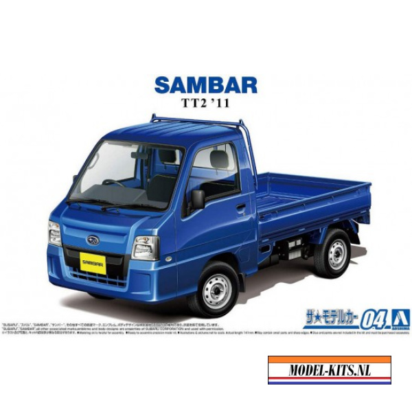 aoshima 1 24 subaru tt2 sambar wr blue limited 11