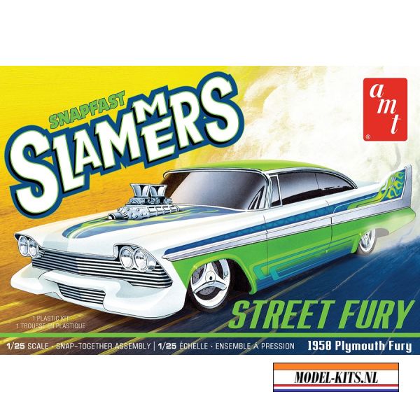 AMT1226M 12 Street Fury 1958 Plymouth Slammers SNAP packaging