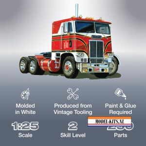 WHITE FREIGHTLINER 2 IN 1 CABOVER TRACTOR 2