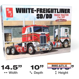 WHITE FREIGHTLINER 2 IN 1 CABOVER TRACTOR 3