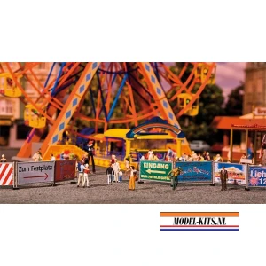 kermis dranghekken en borden 720 mm