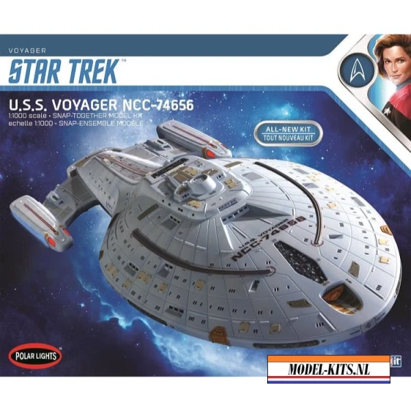 white star trek u.S.S. VOYAGER NCC 74656