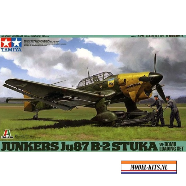 ju87 b 2 stuka with bomb loading set