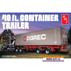 40 semi container trailer