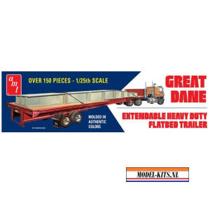 great dane extendable flat bed trailer