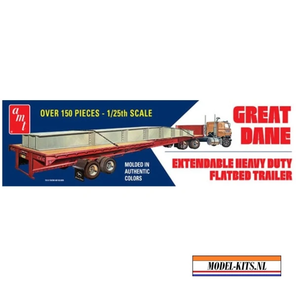 great dane extendable flat bed trailer