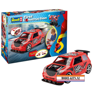 race car with pullback engine rally car red