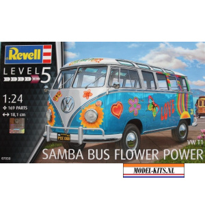 volkswagen t1 samba bus flower power