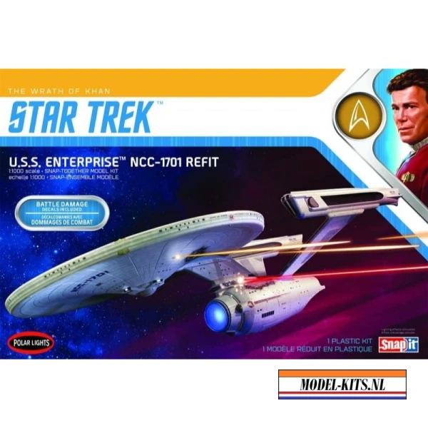 white star trek enterprise refit