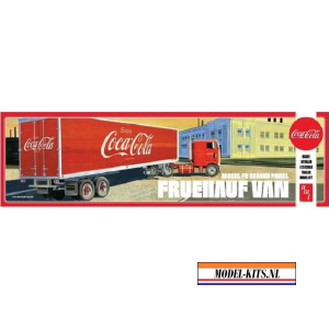 fruehauf beaded van semi coca cola