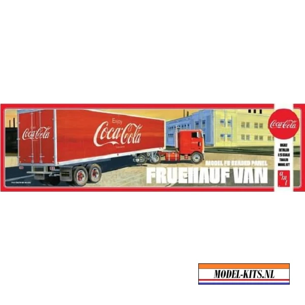 fruehauf beaded van semi coca cola