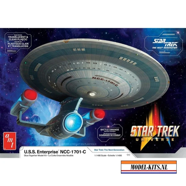 white star trek u.S.S. ENTERPRISE NCC 1701 C 1