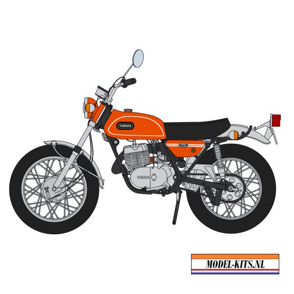 yamaha enduro dt 250 mandarin orange 4