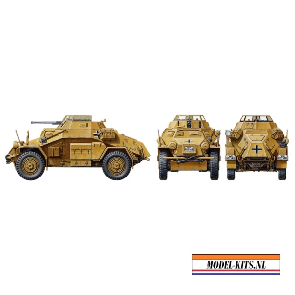 SD. KFZ. 222 LEICHTER PANZERSPÄHWAGEN 4x4 AFRIKA KORPS 7