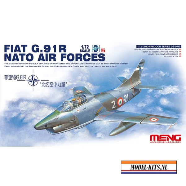 Meng 1:72 FIAT G.91R - NATO AIR FORCES