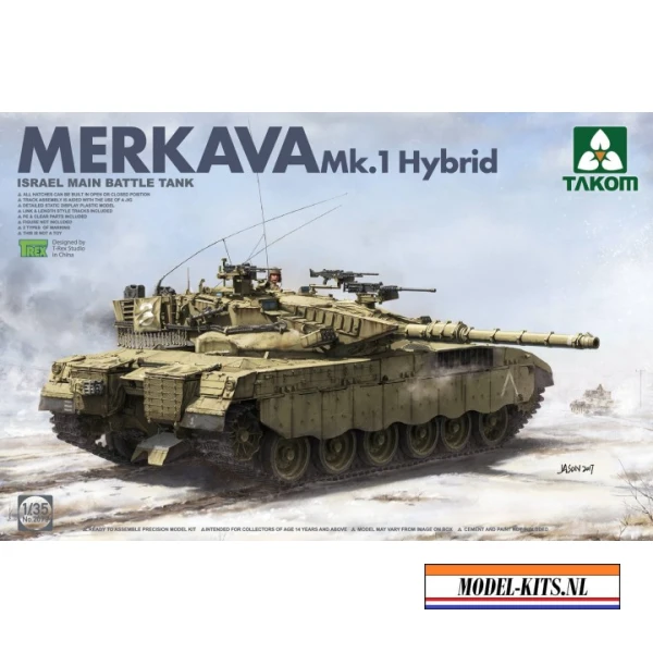 Takom 1:35 MERKAVA MK.1 HYBRID - ISRAEL MAIN BATTLE TANK