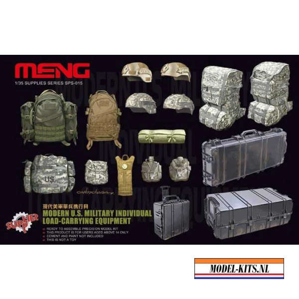 Meng 1:35 MODERN U.S. MILITARY INDIVIDUAL LOAD-CARRYING EQUIPMENT