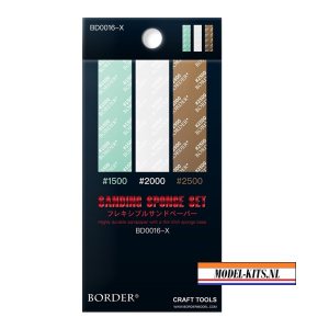 sanding sponge set 1500 2000 2500 3 sizes x 6 items per size