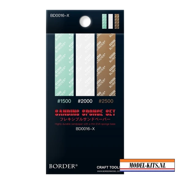 sanding sponge set 1500 2000 2500 3 sizes x 6 items per size