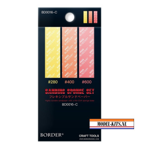 sanding sponge set 280 400 600 3 sizes x 6 items per size