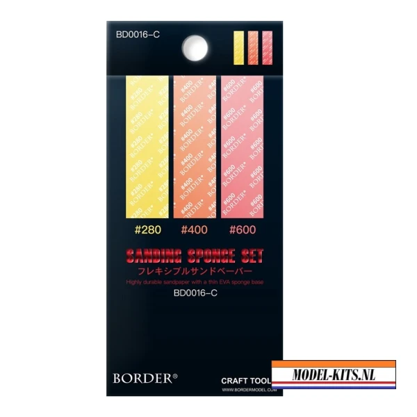 sanding sponge set 280 400 600 3 sizes x 6 items per size