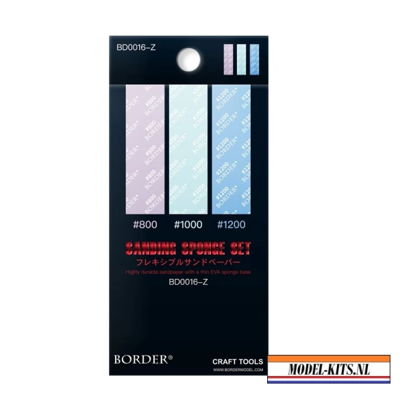 sanding sponge set 800 1000 1200 3 sizes x 6 items per size