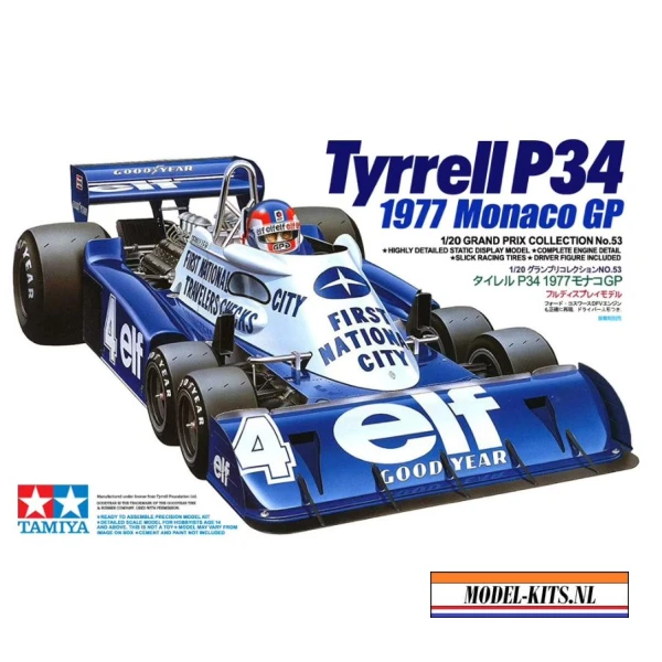 tyrrell p34 1977 monaco gp