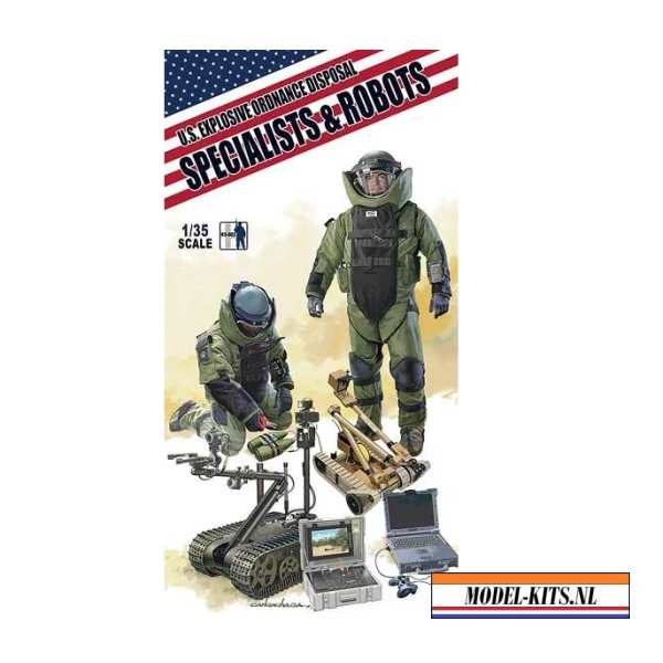 Meng 1:35 U.S. Explosive Ordnance Disposal - Specialists & Robots