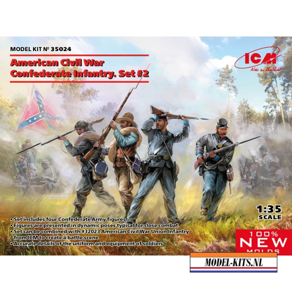 AMERICAN CIVIL WAR CONFED. INFANTRY SET