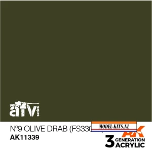 3RD GENERATION   N.9 OLIVE DRAB FS33070