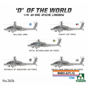 'D' Of The World Ah 64D Attack Helicopter Limited Edition 2