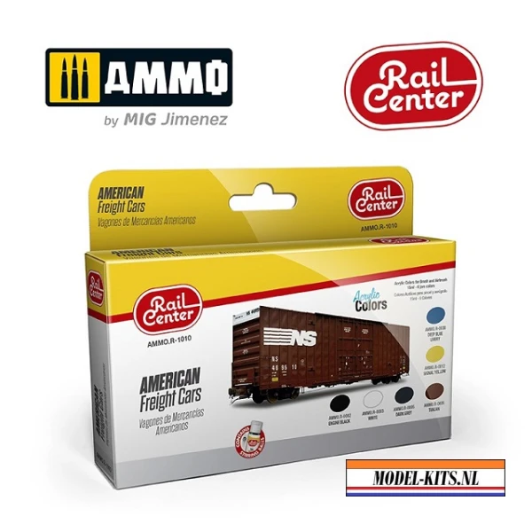 AMMO RAIL CENTER AMERICAN FREIGHT CARS
