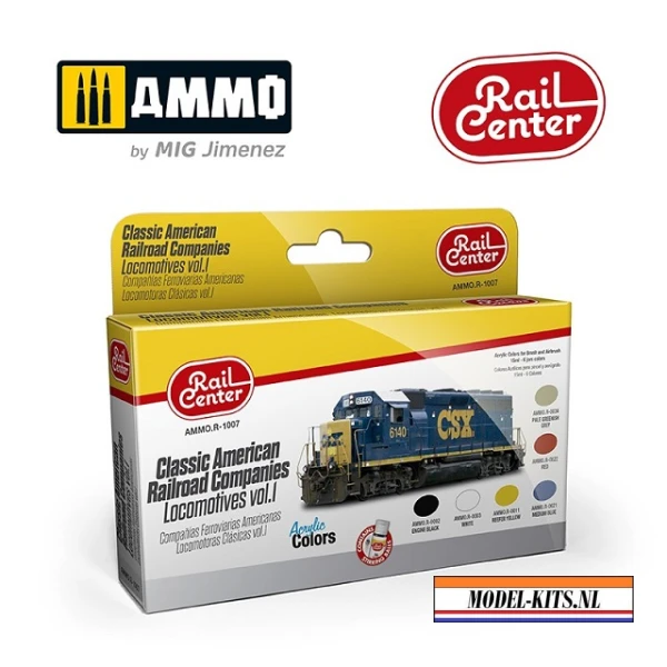AMMO RAIL CENTER CLASSIC AMERICAN RAILROAD COMPANIES VOL.1