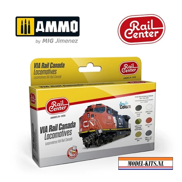 AMMO RAIL CENTER VIA RAIL CANADA LOCOMOTIVES