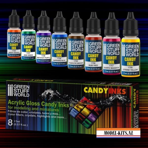 CANDY INKS SET ACRYLIC GLOSS CANDY INKS